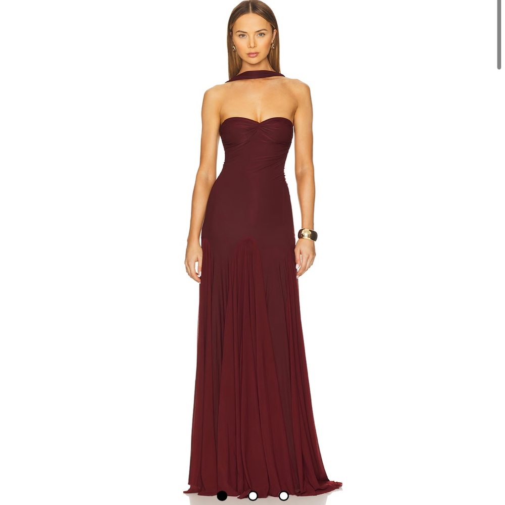 Deme by Gabriella - Berta Dress in Burgundy Size S